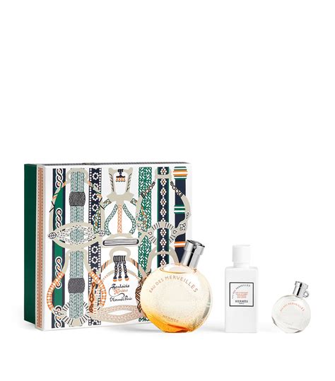 hermes eau des merveilles eau de toilette gift set